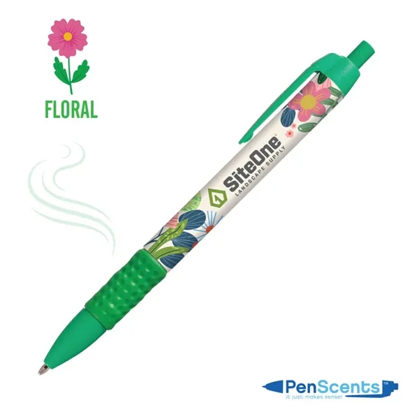 PenScents® Scented VividPrint™ Pen w/Grip are custom scented pens will create... from ASI 84592 St Regis Group