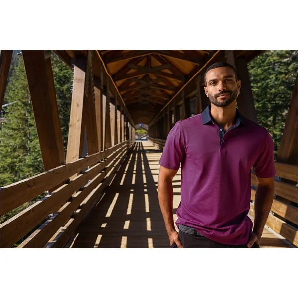 Men's polo with UV protection, moisture-wicking performance, and collar.... from ASI 47965 Cutter & Buck