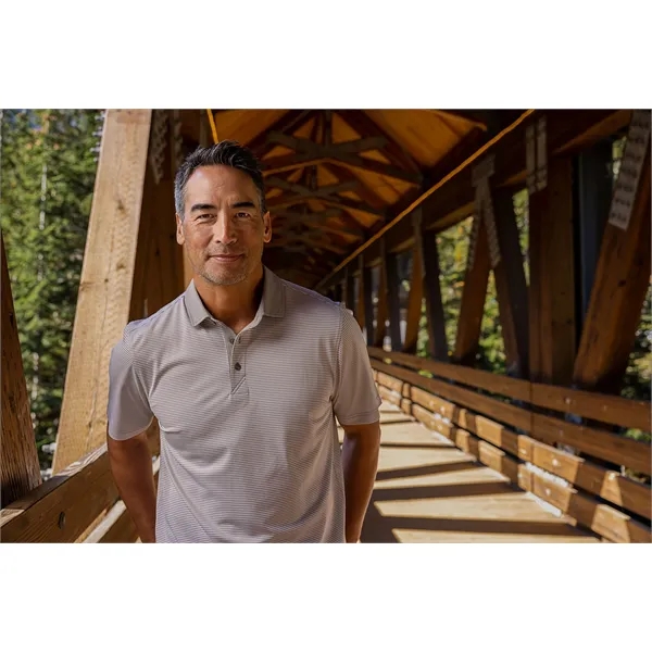Men's polo with UV protection, moisture-wicking performance, and collar.... from ASI 47965 Cutter & Buck