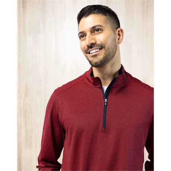 Men's sweatshirt with a quarter zip, UV protection, moisture-wicking performance, and... from ASI 47965 Cutter & Buck