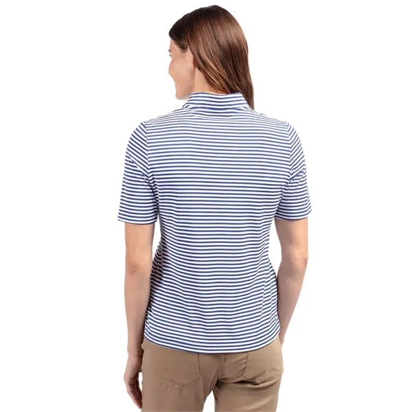 Women's top with UPF sun protection, moisture-wicking performance, mock neck, and... from ASI 47965 Cutter & Buck