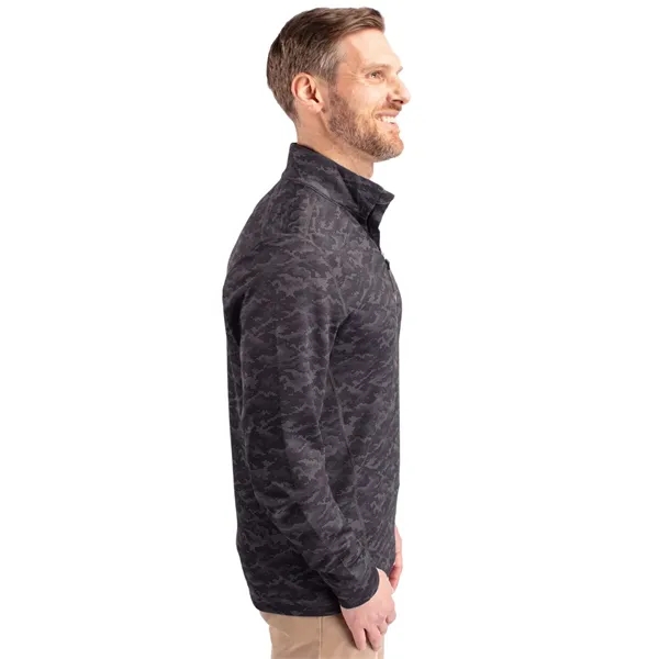 Men's sweatshirt with a quarter zip, long sleeves, UPF50+ protection, and... from ASI 47965 Cutter & Buck