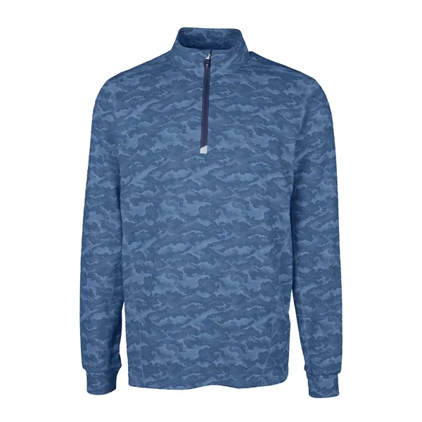 Men's sweatshirt with a quarter zip, long sleeves, UPF50+ protection, and... from ASI 47965 Cutter & Buck
