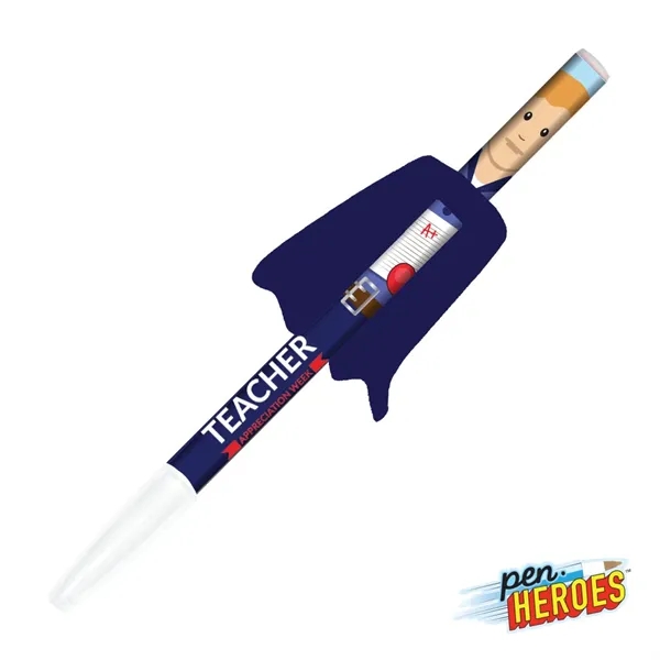 The Pen Heroes™ Hometown Series Male w/ Cape Pen honors everyday... from ASI 84592 St Regis Group