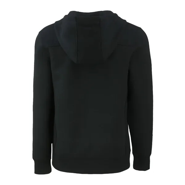 Men's sweatshirt with a half-zip, hood, double knit interlock, and water-resistant... from ASI 47965 Cutter & Buck