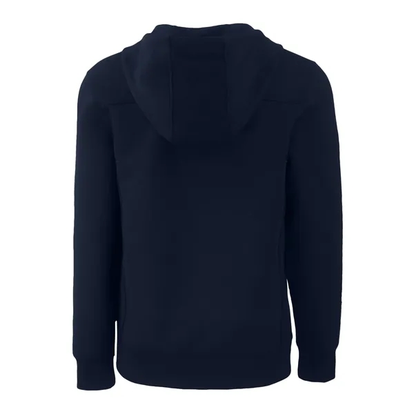 Men's sweatshirt with a half-zip, hood, double knit interlock, and water-resistant... from ASI 47965 Cutter & Buck