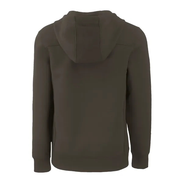 Men's sweatshirt with a half-zip, hood, double knit interlock, and water-resistant... from ASI 47965 Cutter & Buck