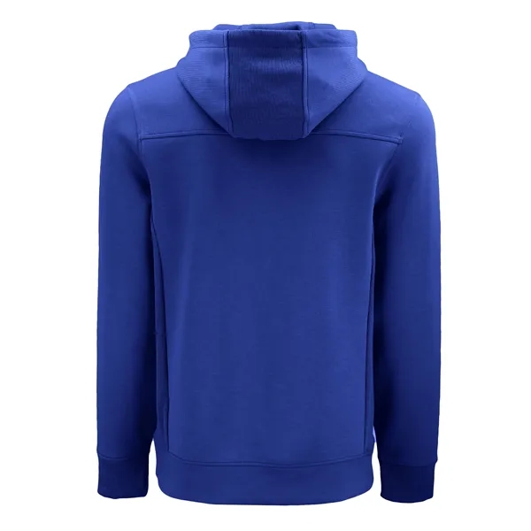 Men's sweatshirt with a half-zip, hood, double knit interlock, and water-resistant... from ASI 47965 Cutter & Buck