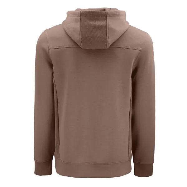 Men's sweatshirt with a half-zip, hood, double knit interlock, and water-resistant... from ASI 47965 Cutter & Buck
