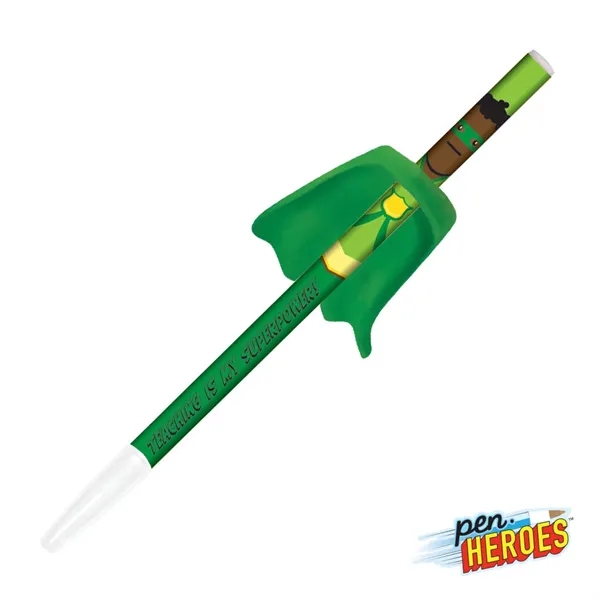 The Pen Heroes™ Superhero Series Male w/ Cape Pen brings bold... from ASI 84592 St Regis Group