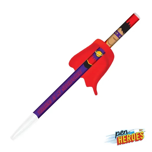 The Pen Heroes™ Superhero Series Male w/ Cape Pen brings bold... from ASI 84592 St Regis Group