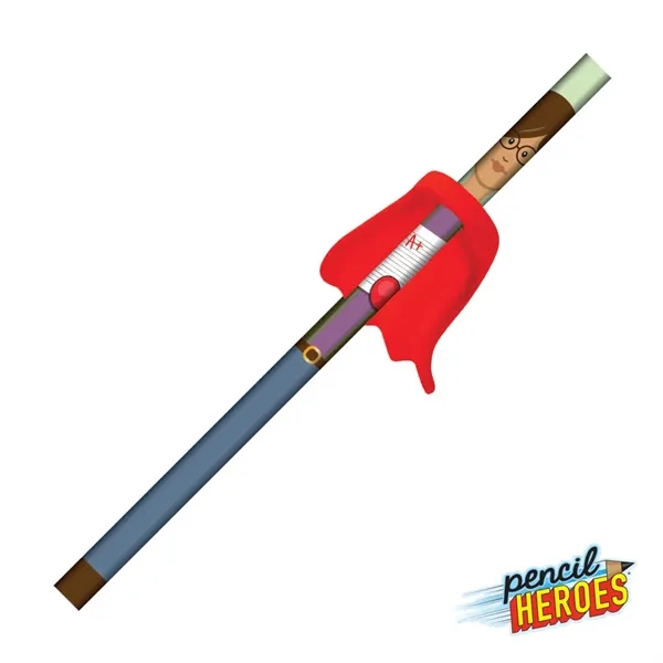 The Pencil Heroes® Hometown Series Female w/ Cape #2 Pencil shines... from ASI 84592 St Regis Group