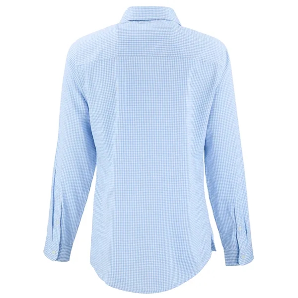 Cutter & Buck Skyline Eco Recycled Gingham Womens Long Sl...... from ASI 47965 Cutter & Buck