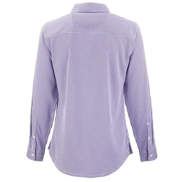 Cutter & Buck Skyline Eco Recycled Gingham Womens Long Sl...... from ASI 47965 Cutter & Buck