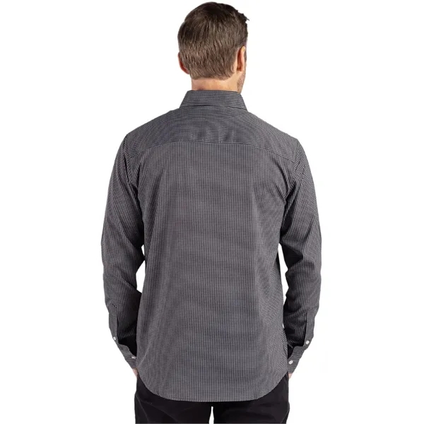 Cutter & Buck Skyline Eco Recycled Gingham Mens Long Slee...... from ASI 47965 Cutter & Buck