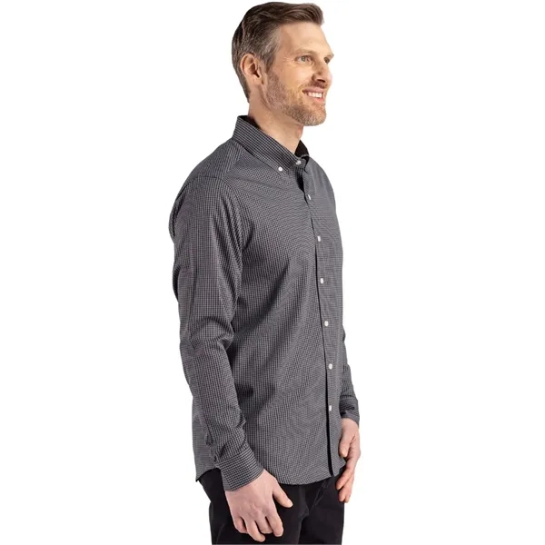 Cutter & Buck Skyline Eco Recycled Gingham Mens Long Slee...... from ASI 47965 Cutter & Buck