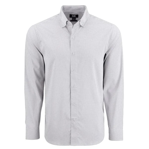 Cutter & Buck Skyline Eco Recycled Gingham Mens Long Slee...... from ASI 47965 Cutter & Buck