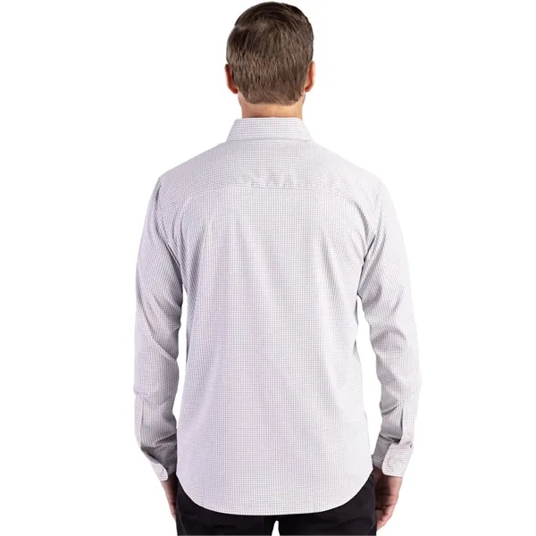 Cutter & Buck Skyline Eco Recycled Gingham Mens Long Slee...... from ASI 47965 Cutter & Buck