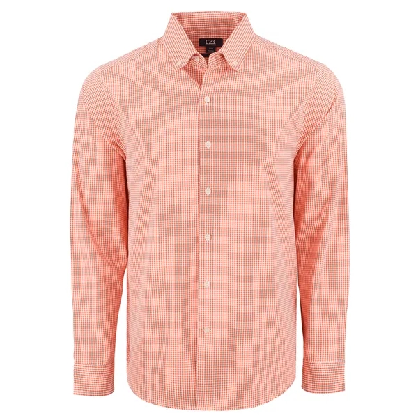 Cutter & Buck Skyline Eco Recycled Gingham Mens Long Slee...... from ASI 47965 Cutter & Buck