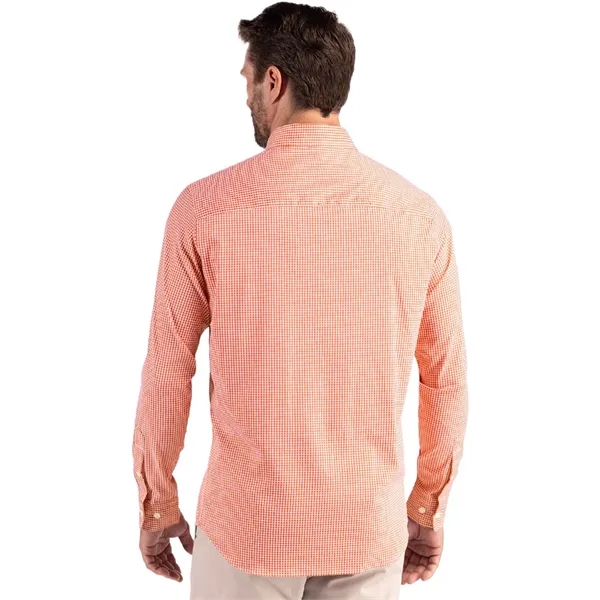 Cutter & Buck Skyline Eco Recycled Gingham Mens Long Slee...... from ASI 47965 Cutter & Buck