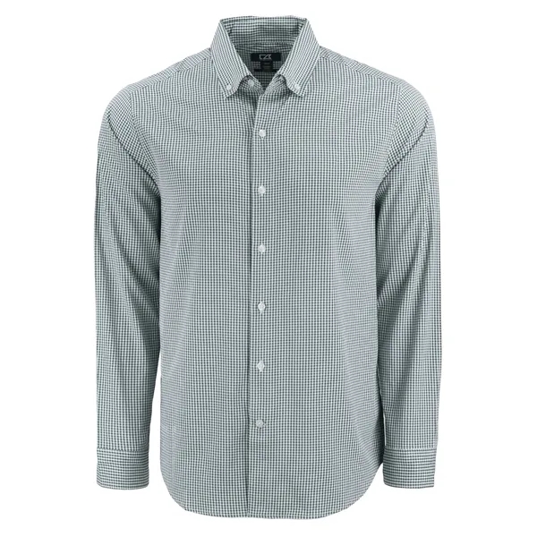 Cutter & Buck Skyline Eco Recycled Gingham Mens Long Slee...... from ASI 47965 Cutter & Buck