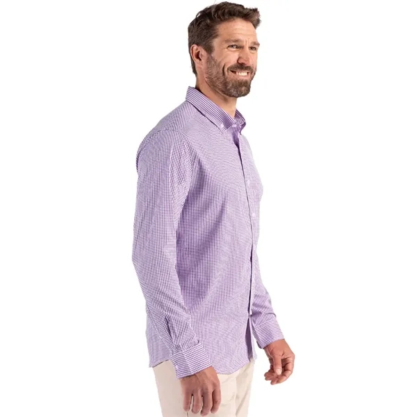 Cutter & Buck Skyline Eco Recycled Gingham Mens Long Slee...... from ASI 47965 Cutter & Buck