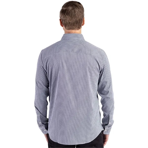 Cutter & Buck Skyline Eco Recycled Gingham Mens Long Slee...... from ASI 47965 Cutter & Buck