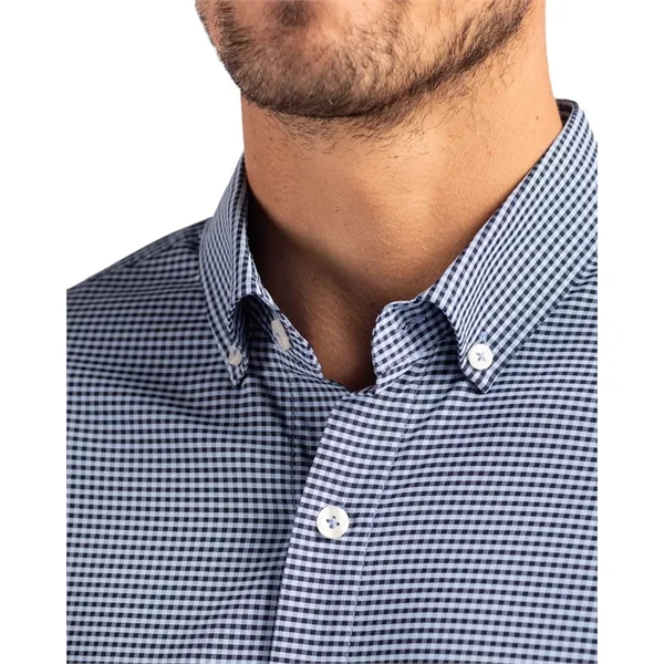 Cutter & Buck Skyline Eco Recycled Gingham Mens Long Slee...... from ASI 47965 Cutter & Buck