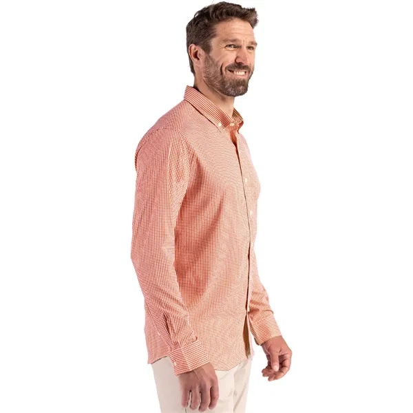 Cutter & Buck Skyline Eco Recycled Gingham Mens Long Slee...... from ASI 47965 Cutter & Buck