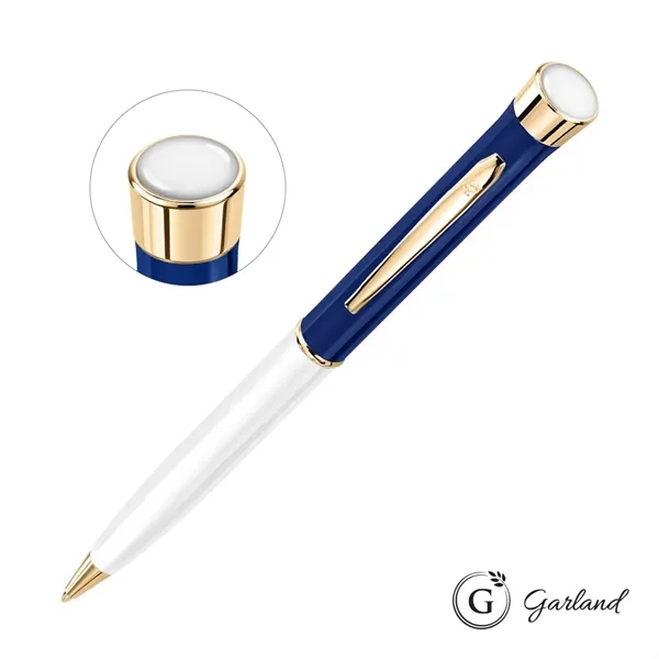 Garland® Patriot Custom Ballpoint Twist Pen - Gold Accent... from ASI 84592 St Regis Group