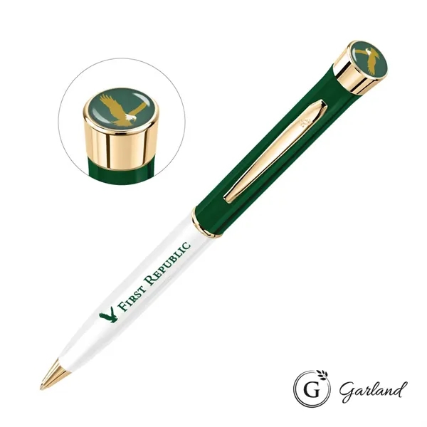 Garland® Patriot Custom Ballpoint Twist Pen - Gold Accent... from ASI 84592 St Regis Group