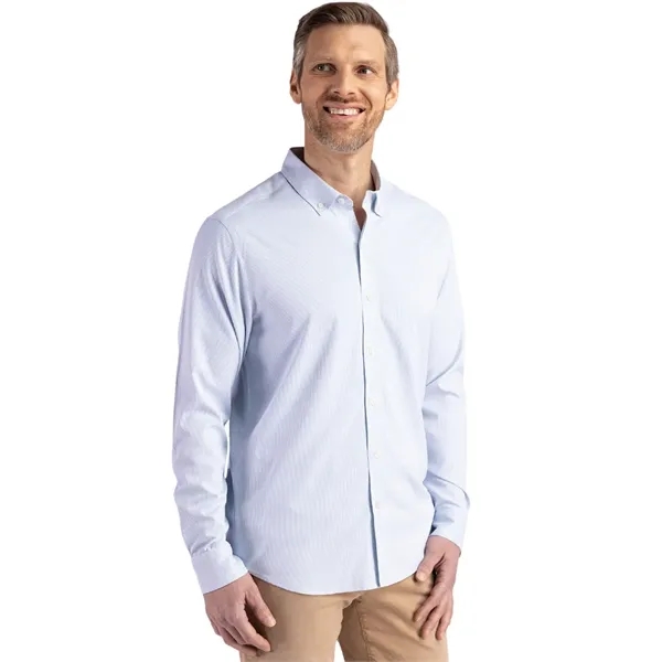 Cutter & Buck Skyline Eco Pinstripe Mens Big & Tall Long... from ASI 47965 Cutter & Buck
