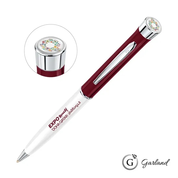 Garland® Patriot Custom Ballpoint Twist Pen - Chrome Accent... from ASI 84592 St Regis Group