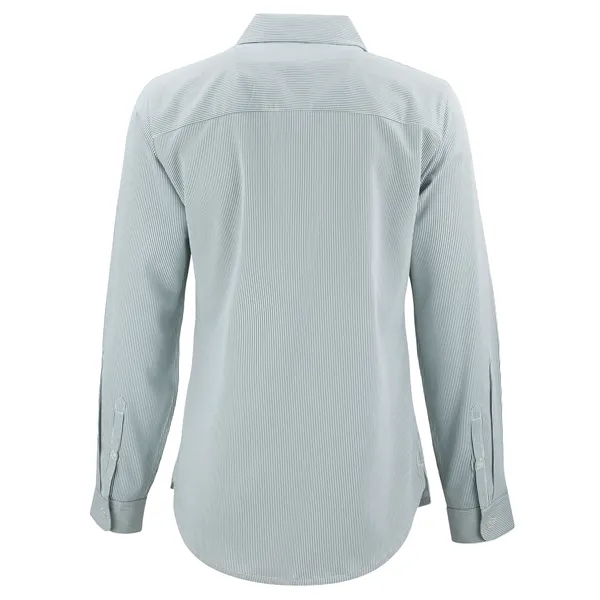 Cutter & Buck Skyline Eco Pinstripe Womens Long Sleeve Dr...... from ASI 47965 Cutter & Buck