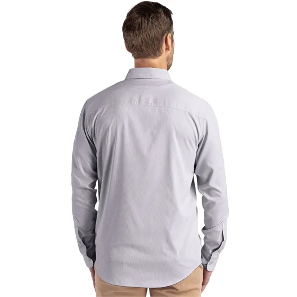 Cutter & Buck Skyline Eco Recycled Pinstripe Mens Long Sl...... from ASI 47965 Cutter & Buck
