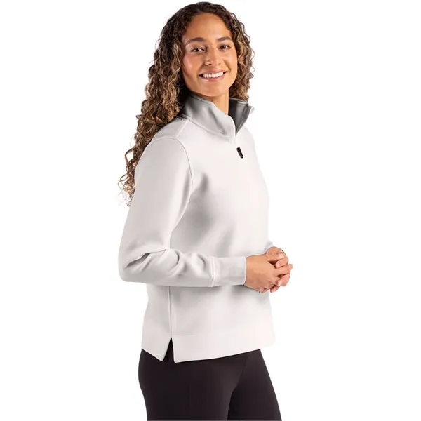 Cutter & Buck Roam Recycled Womens Quarter Zip Pullover... from ASI 47965 Cutter & Buck