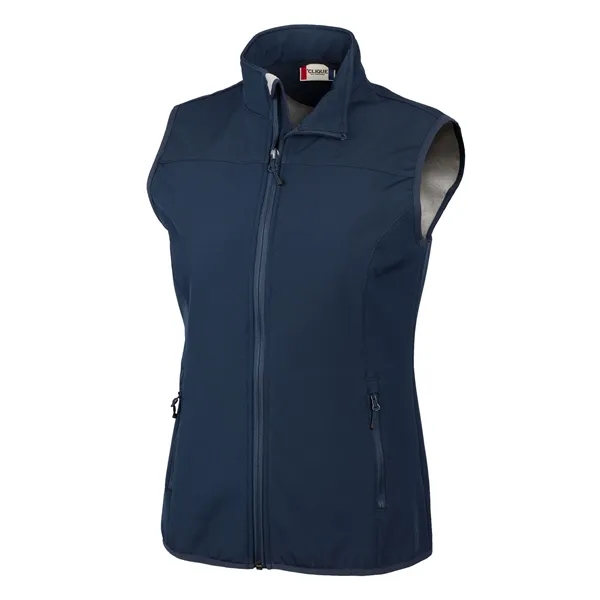 Women's vest with a full-zip, water resistance, two pockets, and brushed... from ASI 47965 Cutter & Buck