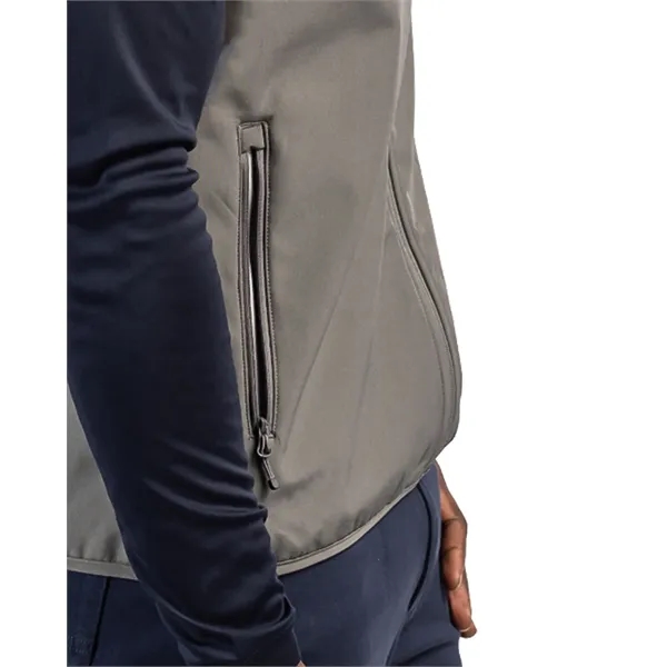 Men's vest with a full-zip, water resistance, two pockets, and brushed... from ASI 47965 Cutter & Buck