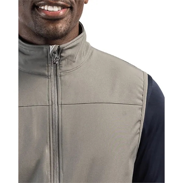 Men's vest with a full-zip, water resistance, two pockets, and brushed... from ASI 47965 Cutter & Buck