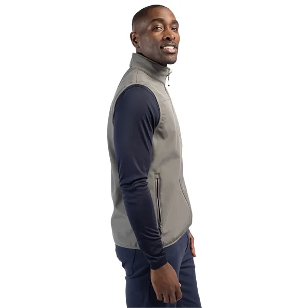 Men's vest with a full-zip, water resistance, two pockets, and brushed... from ASI 47965 Cutter & Buck