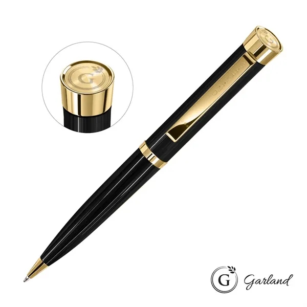 Garland® Executive Color Emblem Ballpoint Pen - Gold Accent... from ASI 84592 St Regis Group