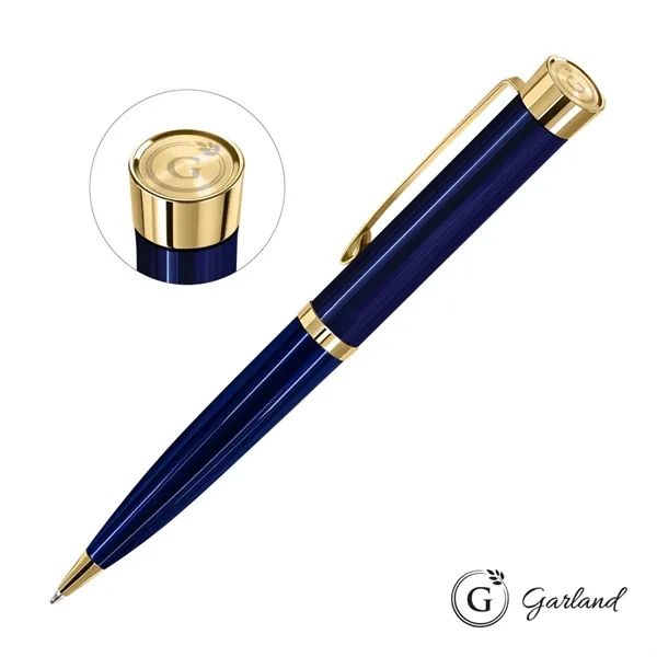 Garland® Executive Color Emblem Ballpoint Pen - Gold Accent... from ASI 84592 St Regis Group