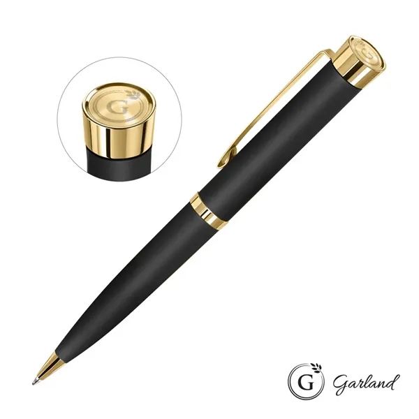 Garland® Executive Color Emblem Ballpoint Pen - Gold Accent... from ASI 84592 St Regis Group