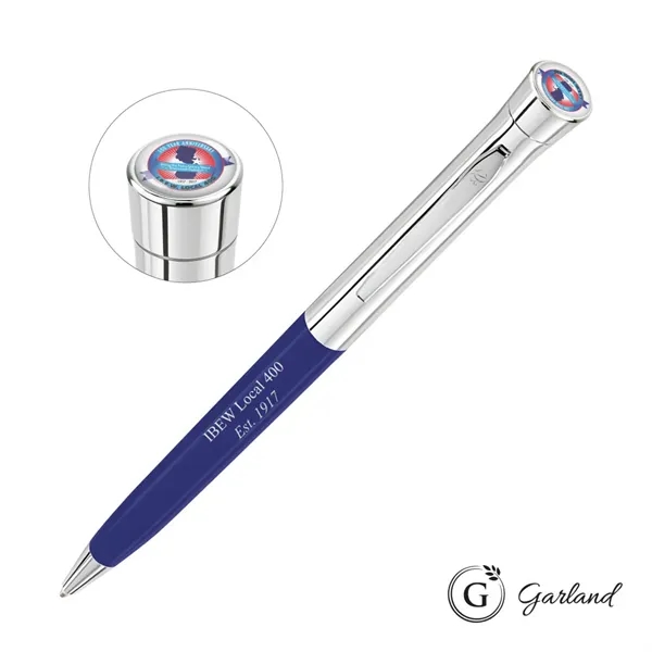 Garland® Founders Custom Ballpoint Pen - Chrome Accent... from ASI 84592 St Regis Group