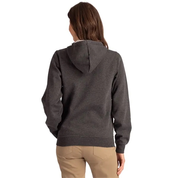 Unisex sweatshirt with a hood, anti-pill finish, drawstring, metal grommets, and... from ASI 47965 Cutter & Buck