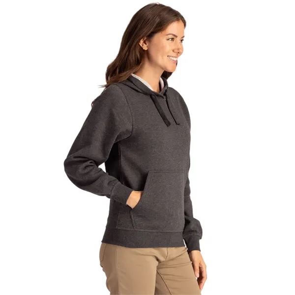 Unisex sweatshirt with a hood, anti-pill finish, drawstring, metal grommets, and... from ASI 47965 Cutter & Buck