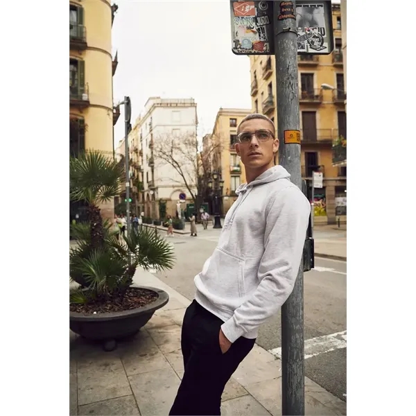 Unisex sweatshirt with a hood, anti-pill finish, drawstring, metal grommets, and... from ASI 47965 Cutter & Buck