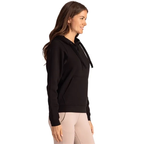 Unisex sweatshirt with a hood, anti-pill finish, drawstring, metal grommets, and... from ASI 47965 Cutter & Buck