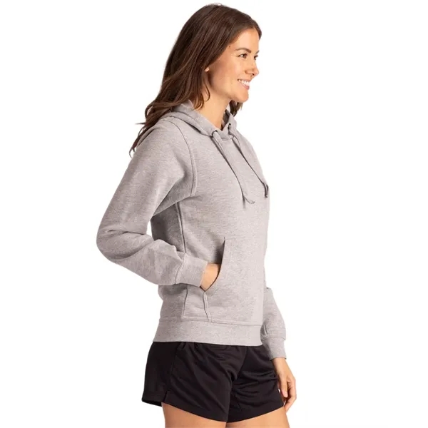 Unisex sweatshirt with a hood, anti-pill finish, drawstring, metal grommets, and... from ASI 47965 Cutter & Buck