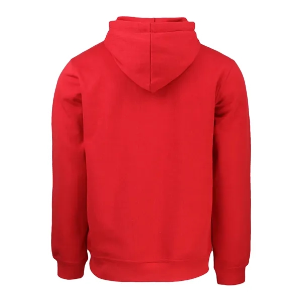 Unisex sweatshirt with a hood, anti-pill finish, drawstring, metal grommets, and... from ASI 47965 Cutter & Buck